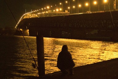  Fisherman, 11PM, relaxing without leaving the city